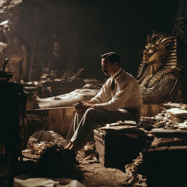 Howard Carter style, Midjourney V8.2, render 2 of 4