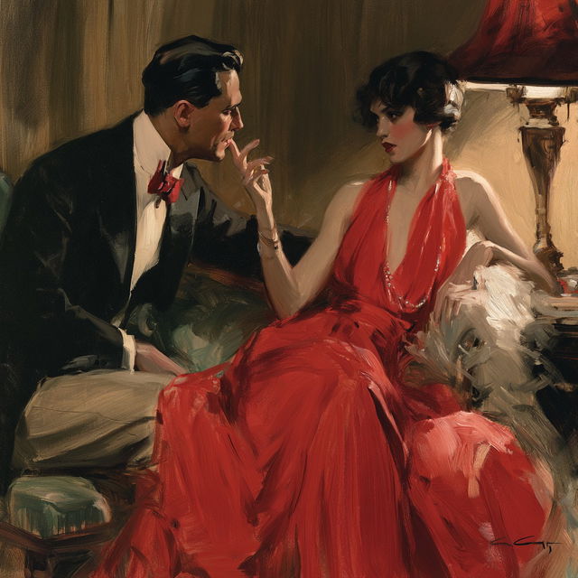 Howard Chandler Christy style, Midjourney V8.2, render 2 of 4