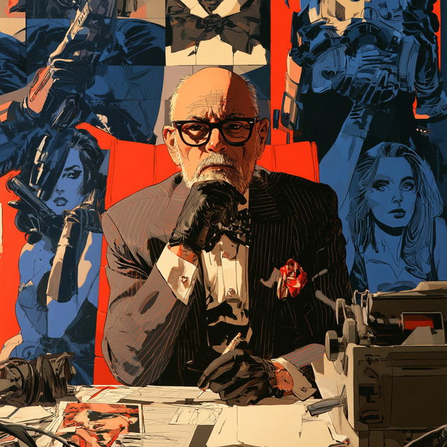 Howard Chaykin style, Midjourney V8.2, render 2 of 4