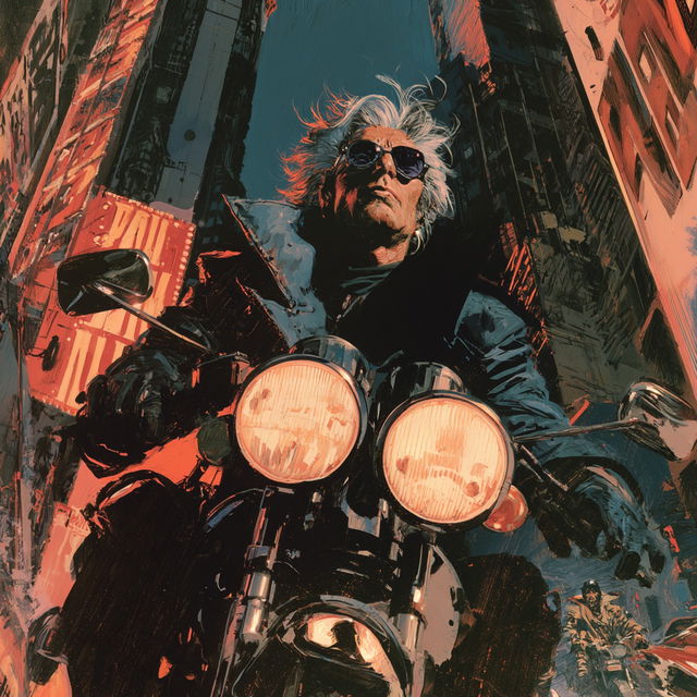 Howard Chaykin style, Midjourney V8.2, render 4 of 4