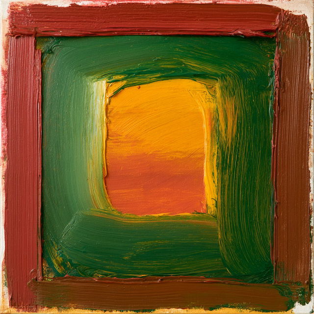 Howard Hodgkin style, Midjourney V8.2, render 2 of 4