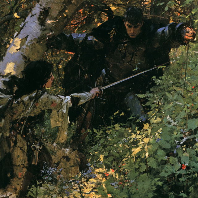 Howard Pyle style, Midjourney V8.2, render 4 of 4