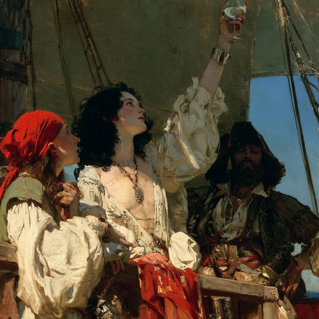 Howard Pyle style, Midjourney V8.2, render 3 of 4