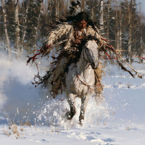 Howard Terpning style (Painters), Midjourney V8.2
