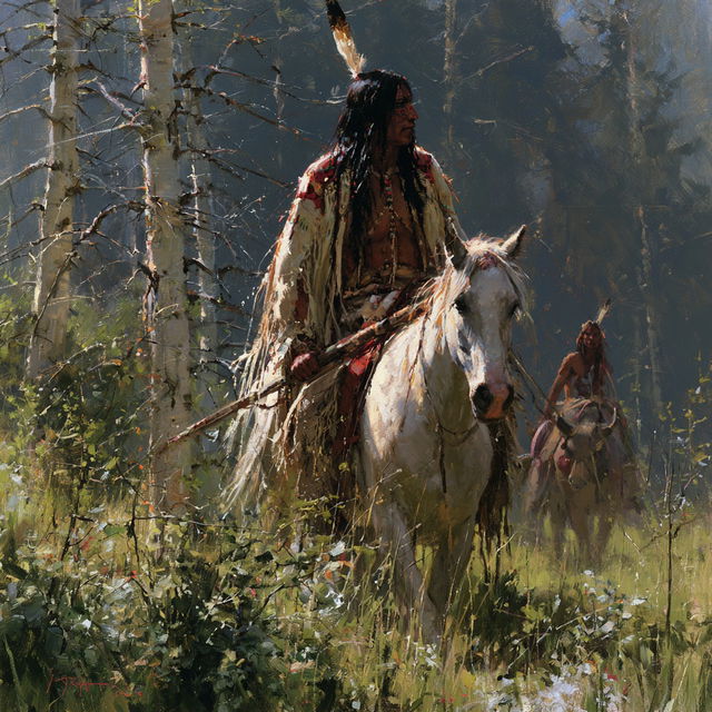 Howard Terpning style, Midjourney V8.2, render 3 of 4