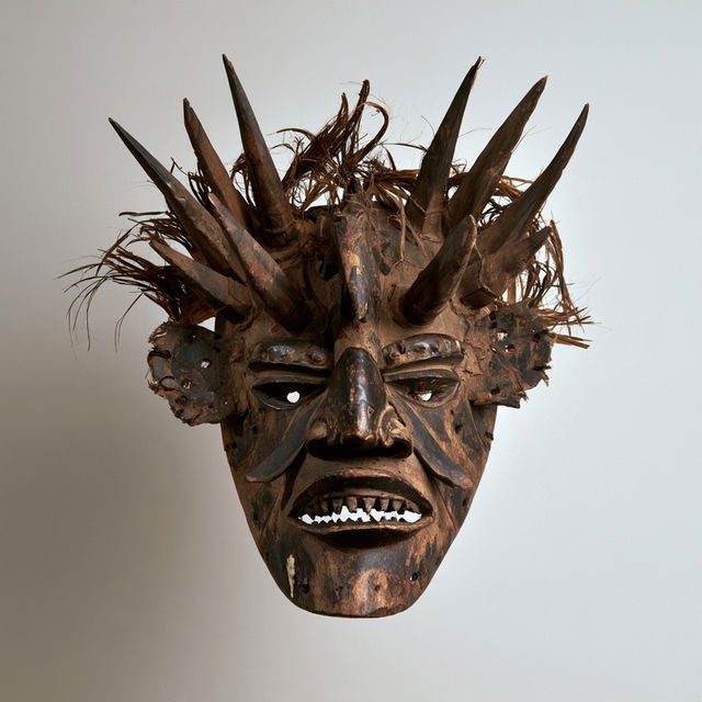 Hudoq mask style, Midjourney V8.2, render 2 of 4