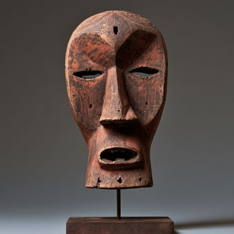 Hudoq mask style (Genres), Midjourney V8.2