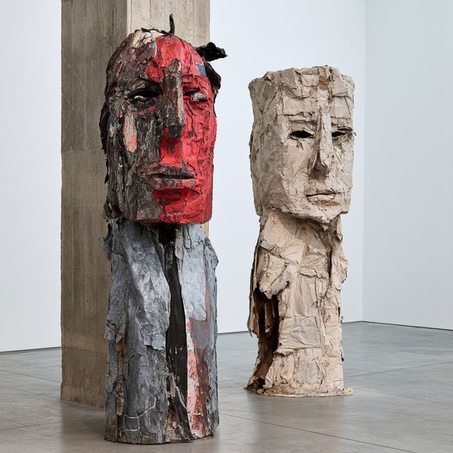 Huma Bhabha style, Midjourney V8.2, render 3 of 4