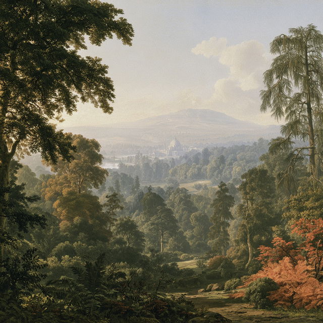 Humphry Repton style, Midjourney V8.2, render 4 of 4