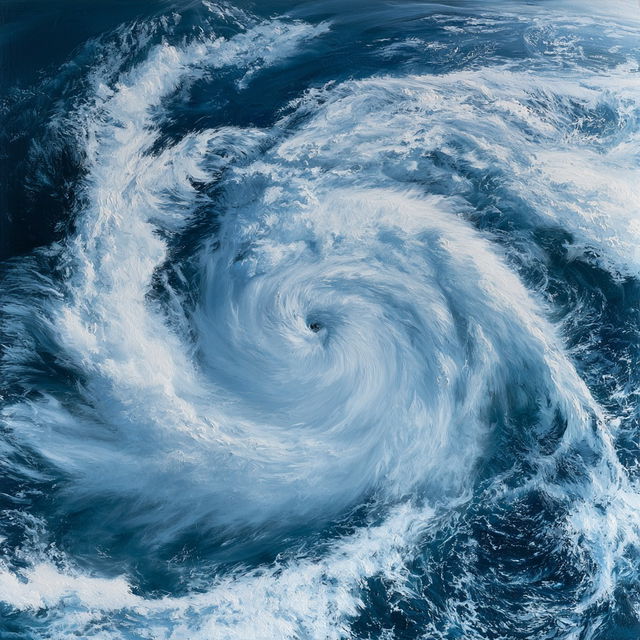 Hurricane style, Midjourney V8.2, render 2 of 4
