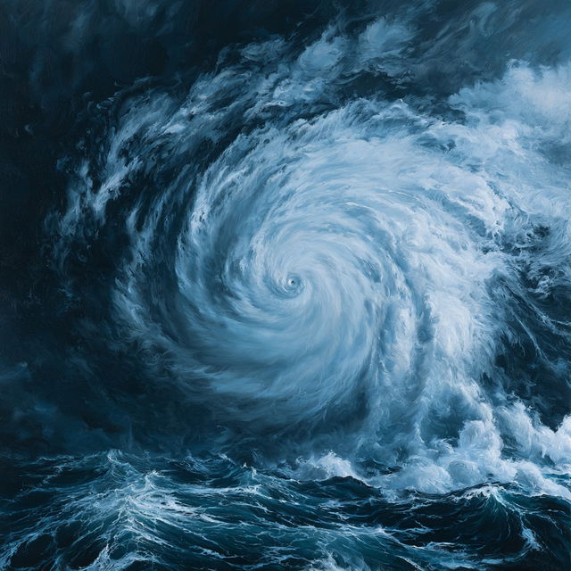 Hurricane style, Midjourney V8.2, render 3 of 4