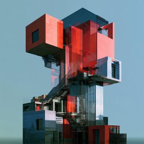 Hypermodernism style (Genres), Midjourney V8.2
