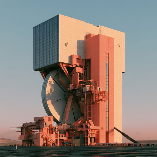 Hypermodernism style, Midjourney V8.2, render 4 of 4