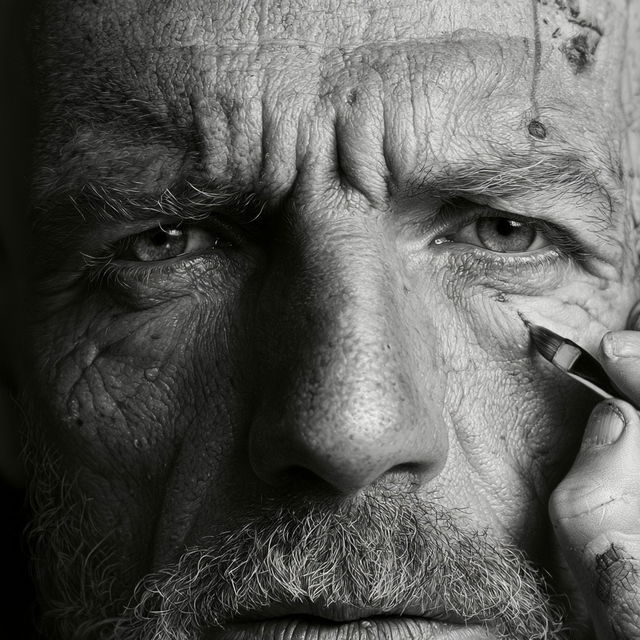 Hyperrealism style, Midjourney V8.2, render 1 of 4