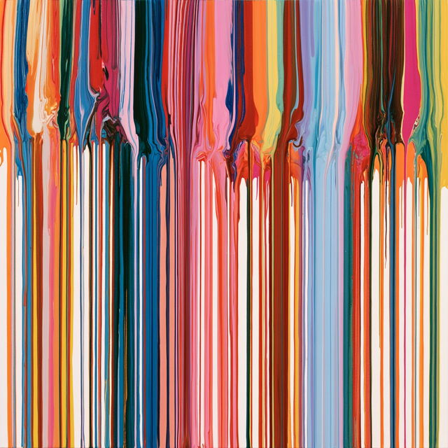 Ian Davenport style, Midjourney V8.2, render 4 of 4