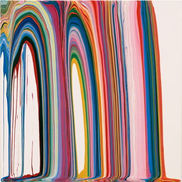 Ian Davenport style, Midjourney V8.2, render 3 of 4