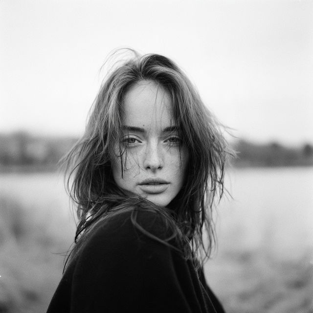 Ilford HP5+ 400 style, Midjourney V8.2, render 1 of 4