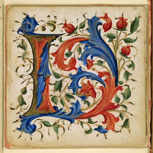 Illuminated manuscript style, Midjourney V8.2, render 3 of 4