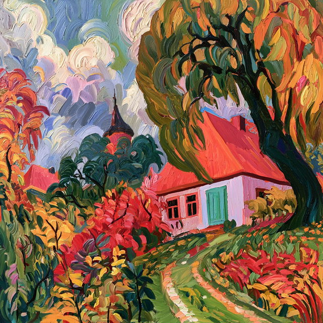 Ilya Mashkov style, Midjourney V8.2, render 2 of 4