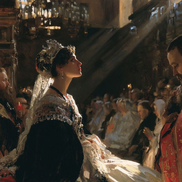 Ilya Repin style, Midjourney V8.2, render 4 of 4