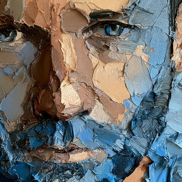 Impasto style, Midjourney V8.2, render 4 of 4