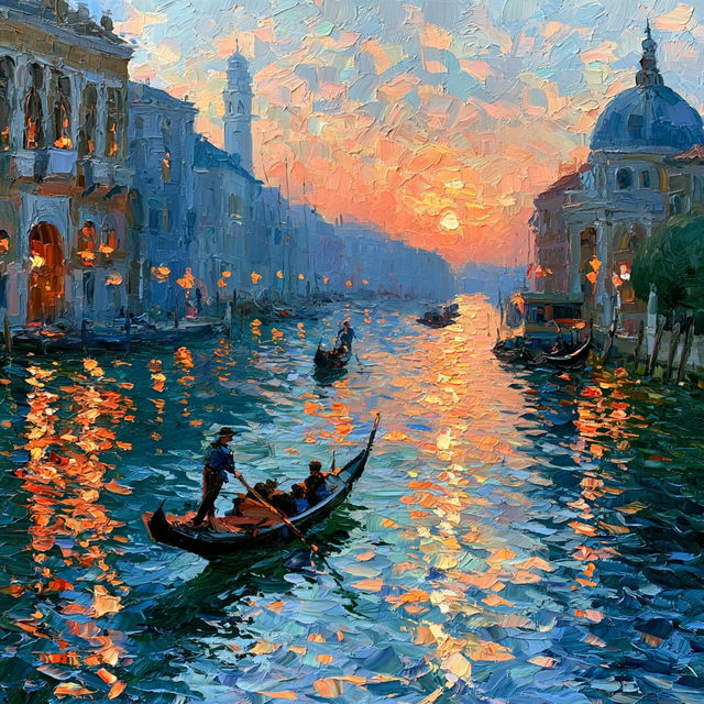 Impressionism style, Midjourney V8.2, render 3 of 4