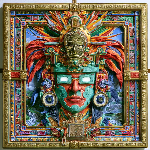 Inca art style, Midjourney V8.2, render 4 of 4