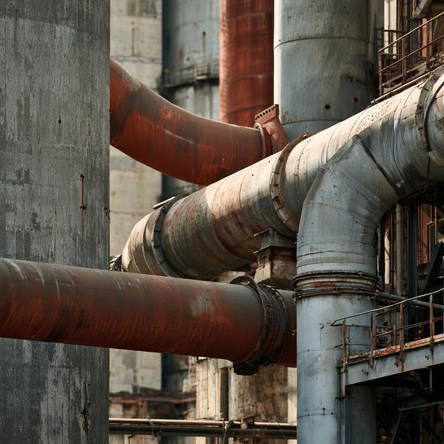 Industrial photography style, Midjourney V8.2, render 2 of 4