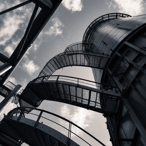 Industrial photography style (Genres), Midjourney V8.2