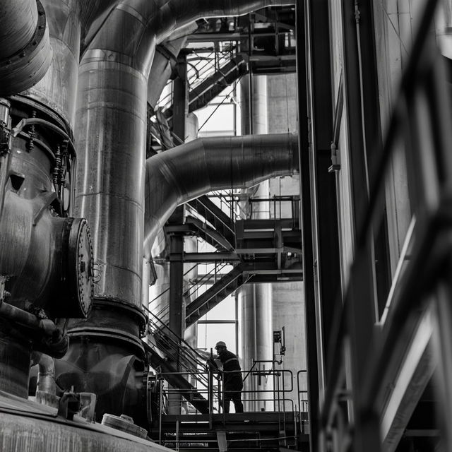 Industrial photography style, Midjourney V8.2, render 4 of 4