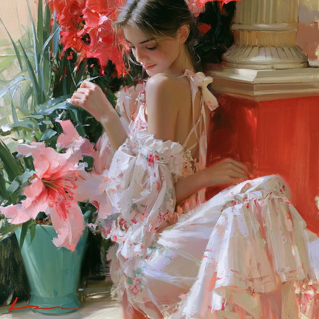 Inessa Garmash style, Midjourney V8.2, render 4 of 4