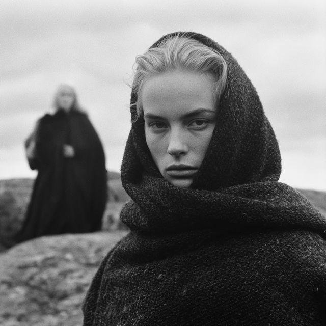 Ingmar Bergman style, Midjourney V8.2, render 2 of 4