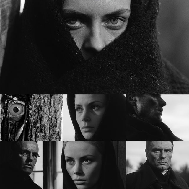 Ingmar Bergman style, Midjourney V8.2, render 4 of 4