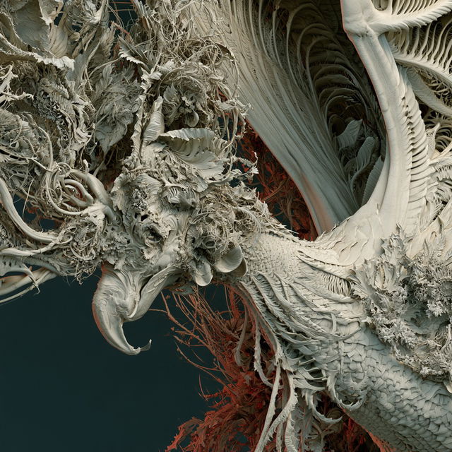 Intricate style, Midjourney V8.2, render 1 of 4
