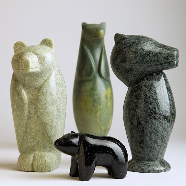Inuit art style, Midjourney V8.2, render 3 of 4