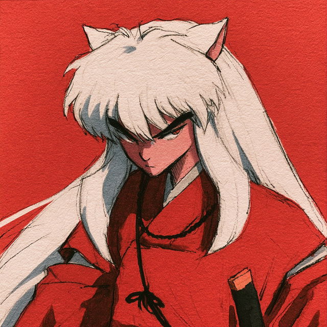 Inuyasha style, Midjourney V8.2, render 3 of 4