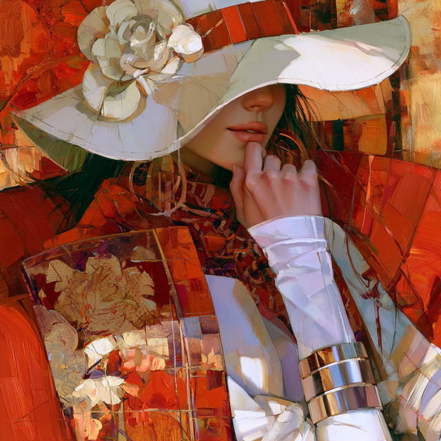 Irene Sheri Vishnevskaya style, Midjourney V8.2, render 2 of 4