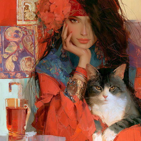 Irene Sheri Vishnevskaya style (Painters), Midjourney V8.2