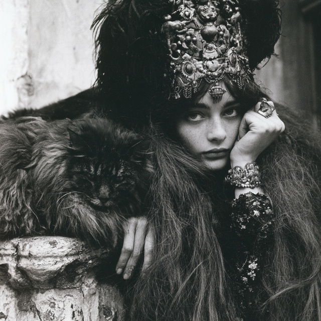 Irina Ionesco style, Midjourney V8.2, render 3 of 4
