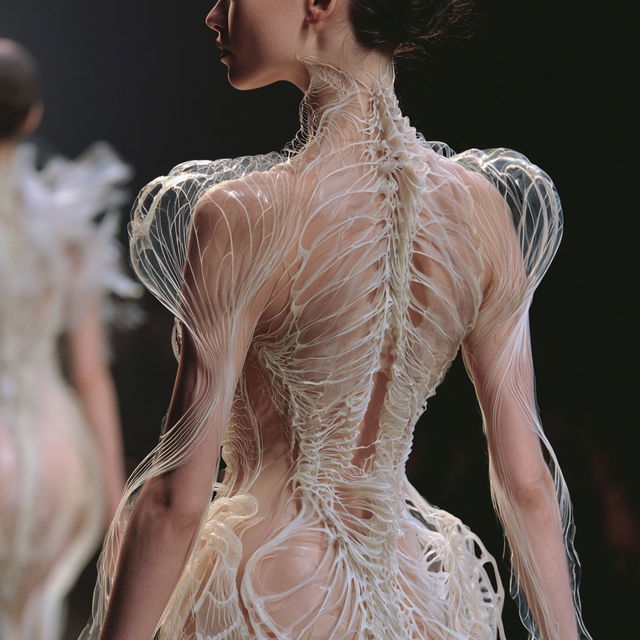 Iris van Herpen style, Midjourney V8.2, render 4 of 4