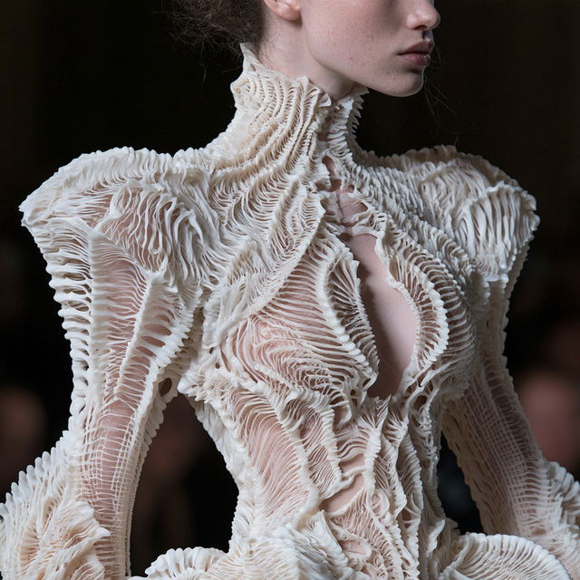Iris van Herpen style, Midjourney V8.2, render 3 of 4