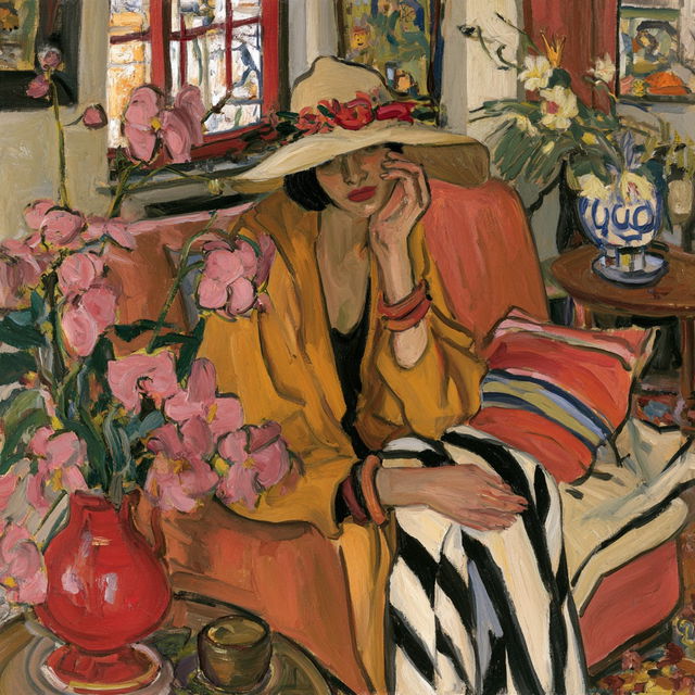 Irma Stern style, Midjourney V8.2, render 4 of 4