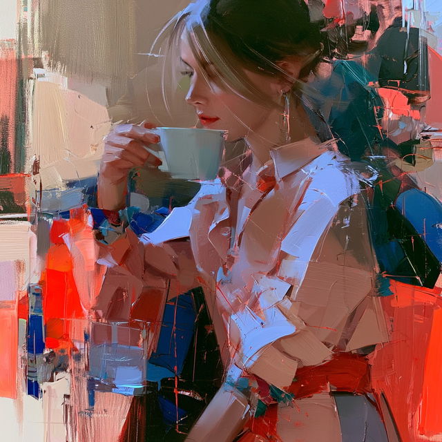 Iryna Yermolova style, Midjourney V8.2, render 2 of 4