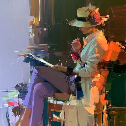 Iryna Yermolova style (Painters), Midjourney V8.2