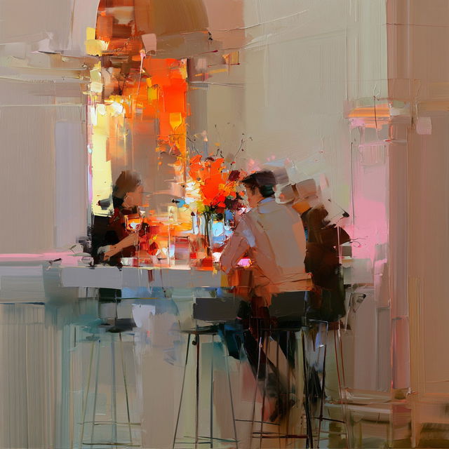 Iryna Yermolova style, Midjourney V8.2, render 3 of 4