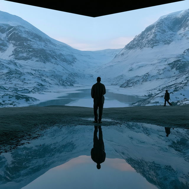 Isaac Julien style, Midjourney V8.2, render 2 of 4
