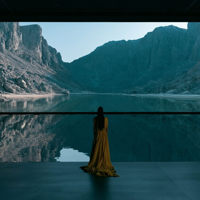 Isaac Julien style, Midjourney V8.2, render 3 of 4