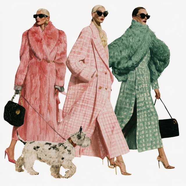 Isaac Mizrahi style, Midjourney V8.2, render 1 of 4