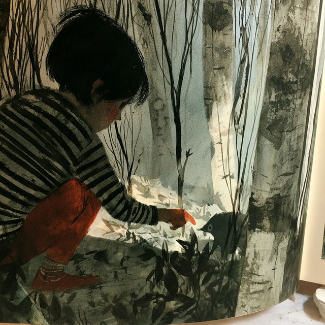 Isabelle Arsenault style, Midjourney V8.2, render 4 of 4