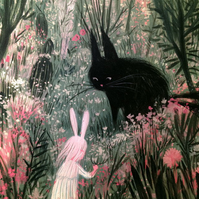 Isabelle Arsenault style, Midjourney V8.2, render 3 of 4